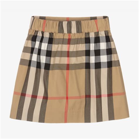 girls' burberry skirt|Burberry check skirt for girls.